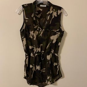 Camouflage Top by Mileage